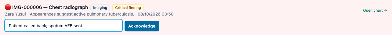 A critical finding in the inbox