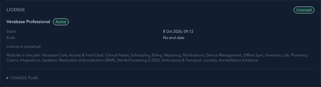 Licence assigned